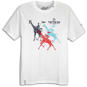 LRG Giraffe Polo Team S/S T Shirt   Mens   Casual   Clothing   White