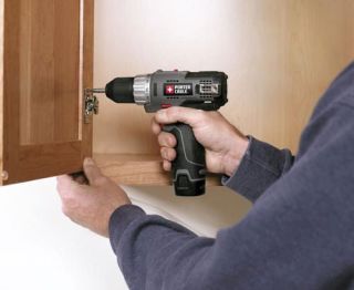 Porter Cable’s PCL120DDC 2 3/8 inch drill/driver has two speeds, is