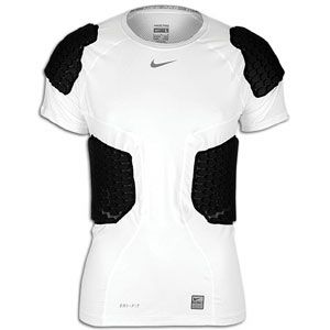 Nike Pro Combat Hi Vis 5 Pad S/S Top   Mens   Football   Clothing