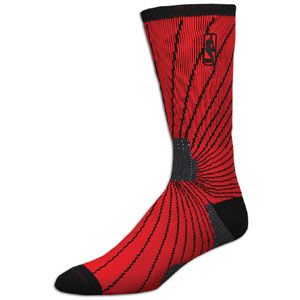 For Bare Feet NBA Logoman Laser Sock   Mens   NBA League Gear   Red