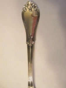 Antique F H Boston Farrington Hunnewell Coin Silver Fancy Sugar Spoon
