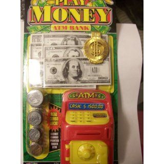 Play Money ~ ATM Bank (121 Pieces): Toys & Games
