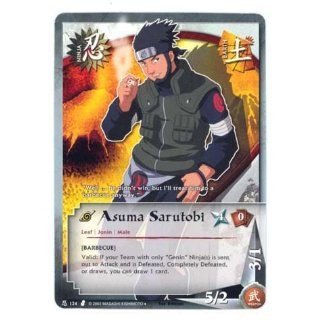 Naruto TCG Curse of the Sand N 124 Asuma Sarutobi Uncommon