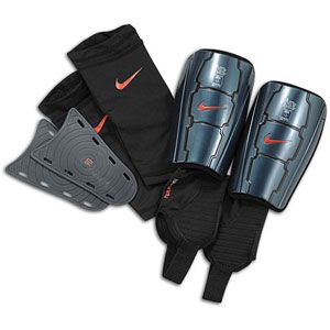 Nike T90 EXP Guard   Soccer   Sport Equipment   Anthracite/Black/Red