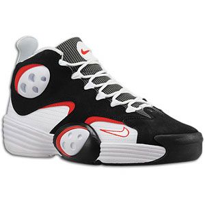 Nike Flight One   Mens   Basketball   Shoes   White/Black/Wolf Grey