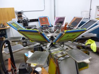 Screen Printing Press Antec 10 Color 10 Station