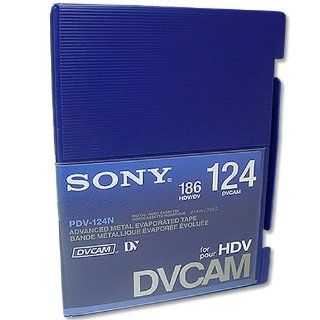 Sony PDV 124N/3 DVCAM 124 Minutes Tape Electronics