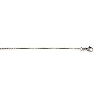 Platinum 1.3mm Cable Chain Necklace   30 Inch   JewelryWeb Jewelry