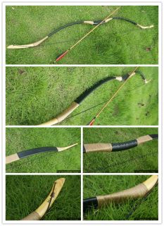 Archery Traditional Hunting Longbow 40 Recurve Bow String and Bowbag