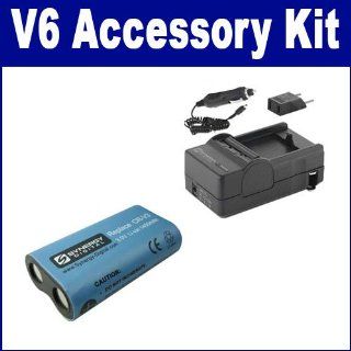  Kit includes: SDM 131 Charger, SDCRV3 Battery: Camera & Photo