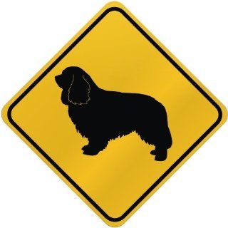 ONLY  CAVALIER KING CHARLES SPANIELS  CROSSING SIGN DOG   