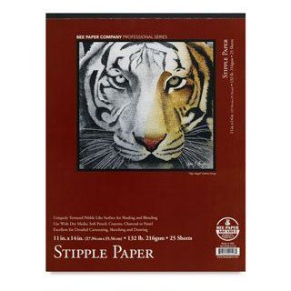  Stipple Paper Pad, 25 Sheets, 132 lb (216 gsm) Arts, Crafts & Sewing