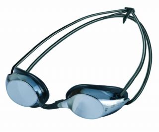 Arena Pure Mirror Race Swim Goggle (Black/Smoke/Silver