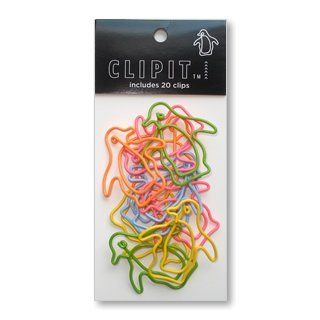  Clip It Fun Shaped Paper Clips, 20 Count (134 32)