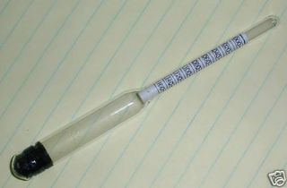 Hydrometer Plus A Stick on Thermometer Both