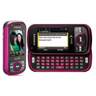Samsung Exclaim SPH M550 Pink Sprint Cell Phone