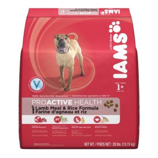 Iams ProActive Health Adult Dog Lamb Meal and Rice Dry Dog Food (29 lb