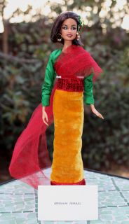 OOAK Hindu Holiday Barbie Teresa Doll Repaint by Ibrahim Ismael