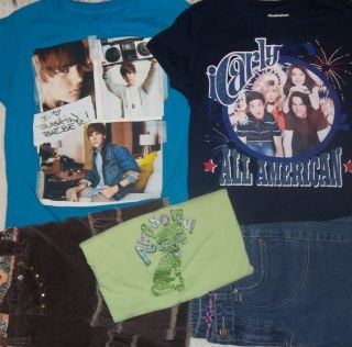 Girls School Clothes XL 14 16 Outfits Jeans Shorts Tops Justin Bieber