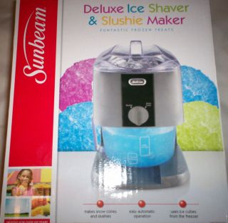 Sunbeam Deluxe Ice Shaver Slushie Maker FRSBIS600 New in Box Snow Cone