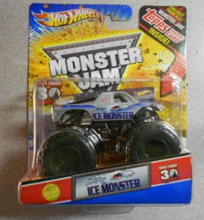 Hot Wheels Monster Jam Truck 1st Editions 2012 Ice Monster