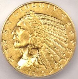 Indian Gold Half Eagle $5 ICG MS63 RARE BU Uncirculated Coin