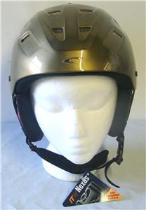  Sniper Snow Ski Snowboard Helmet Bronze Size 58 Medium New