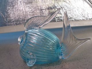 Vintage Arte Murano Icet Venezuela Art Glass 6 5 Blown Fish
