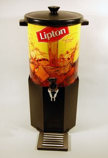 Ice Tea Dispenser 3 Gallon Lipton Tea with Drip Tray