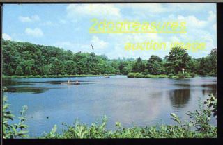 LIGONIER PA IDLEWILD PARK LAKE BOUQUET VIEW OLD BOATS Pennsylvania