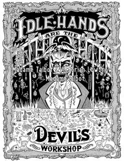 Idle Hands Devil Workshop Victorian Lowbrow Poster