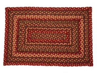 New from IHF Country Meadow Braided Rectangle Area Accent Rug Various
