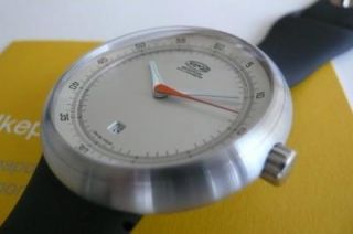 New Ikepod Megapode Date Silver Dial Marc Newson