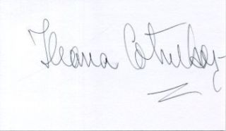 Ileana Cotrubaş Cotrubas Opera Singer Signed Autograph