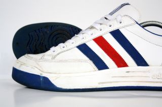 Vintage 70s Adidas Ilie Nastase Shoes Trainers Tennis Lendl Retro 80s