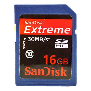 EUR € 25.11   16GB SanDisk Extreme SDHC Classe 10 cartão de