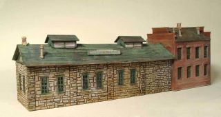 Georgia Freight Station in HO Scale by Railway Design Assocs