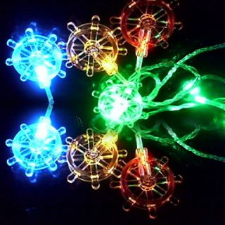 4M 2.5W 20 LED Colorful Light Wind Wheel Design String Fairy Lamp (110