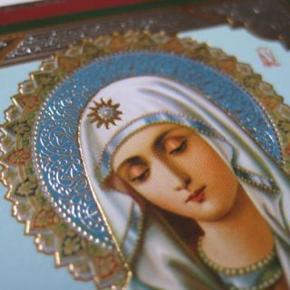 Mini Icon Virgin of Extreme Humility Russian Orthodox