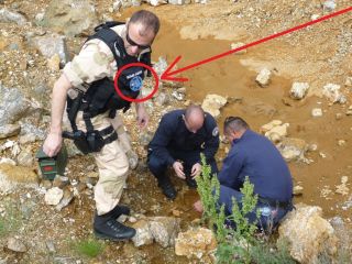 NATO Kosovo Police Special EOD Unit Velcro Shoulder Patch Bomb Squad