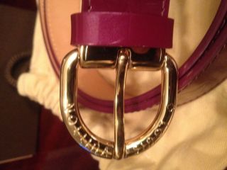   womens genuine Louis Vuitton vernis belt purchased in Las Vegas 500