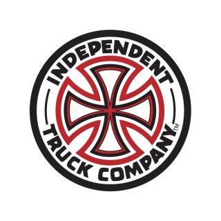 Independent Red White Cross Sticker 3 inch Skateboard Decal