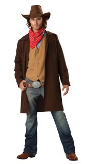 Rawhide Western Cowboy Renegade Duster Designer Costume Adult XL