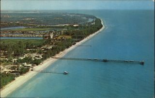 Indian Rocks Beach FL Aerial View Postcard