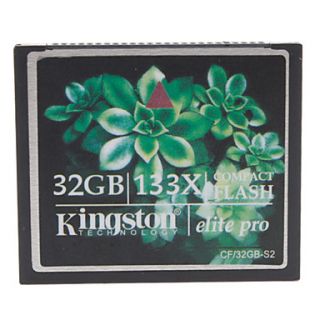 EUR € 46.17   32GB Kingston Elite Pro 133X Compact Flash cartão de