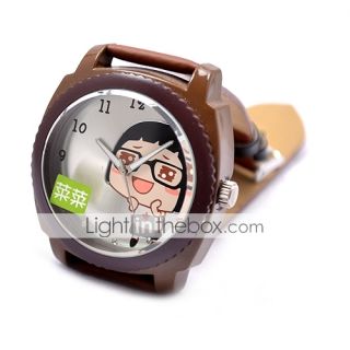 EUR € 5.33   relógio de pulso de quartzo com moda japonesa pu banda