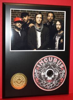 Incubus Picture Disc Collectible RARE Award Quality Plaque Gift