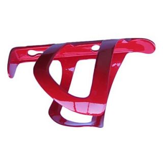 USD $ 22.39   Cycling 3K Weave Carbon Fiber Bottle Cage (Red),