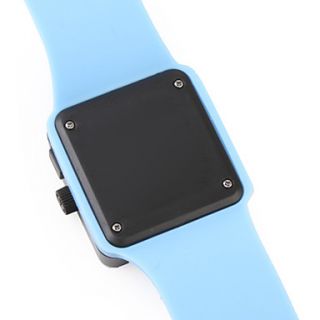 USD $ 4.39   Fashion Silicone Wrist Watch(Blue),