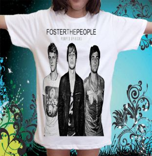 Foster The People indie pop band Arctic Monkeys Music T Shirt Sz S M L